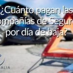 ¿Cuánto pagan las compañías de Seguros por día de baja?